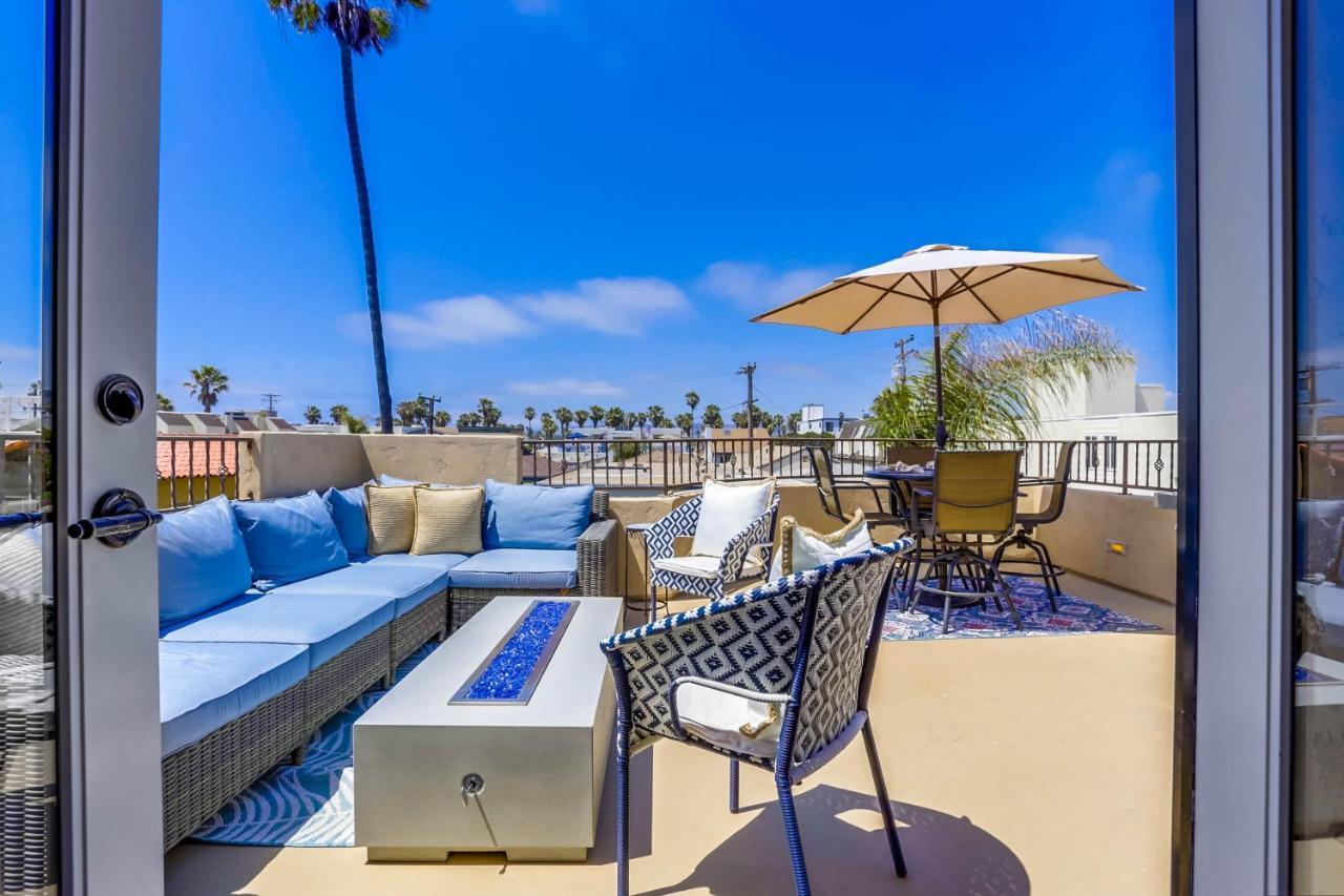 Stunning Ocean View Home W Rooftop Terrace, Firepit, Fast Wifi, Ac & Parking! San Diego Exteriör bild